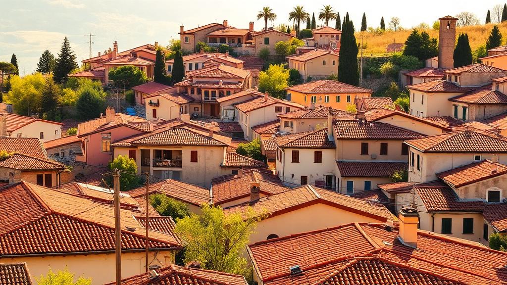 Italienskt bostadshus där ägaren planerar försäkringsskydd och löpande kostnader